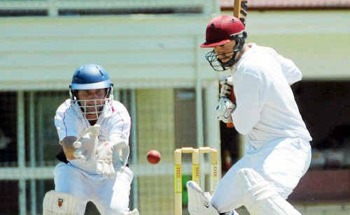 Gympie Gold’s Brad Millard in action last season. The Gold face the near impossible today in an attempt to wrestle first innings points off Maroochydore. Gympie Gold’s Brad Millard in action last season. The Gold face the near impossible today in an attempt to wrestle first innings points off Maroochydore.